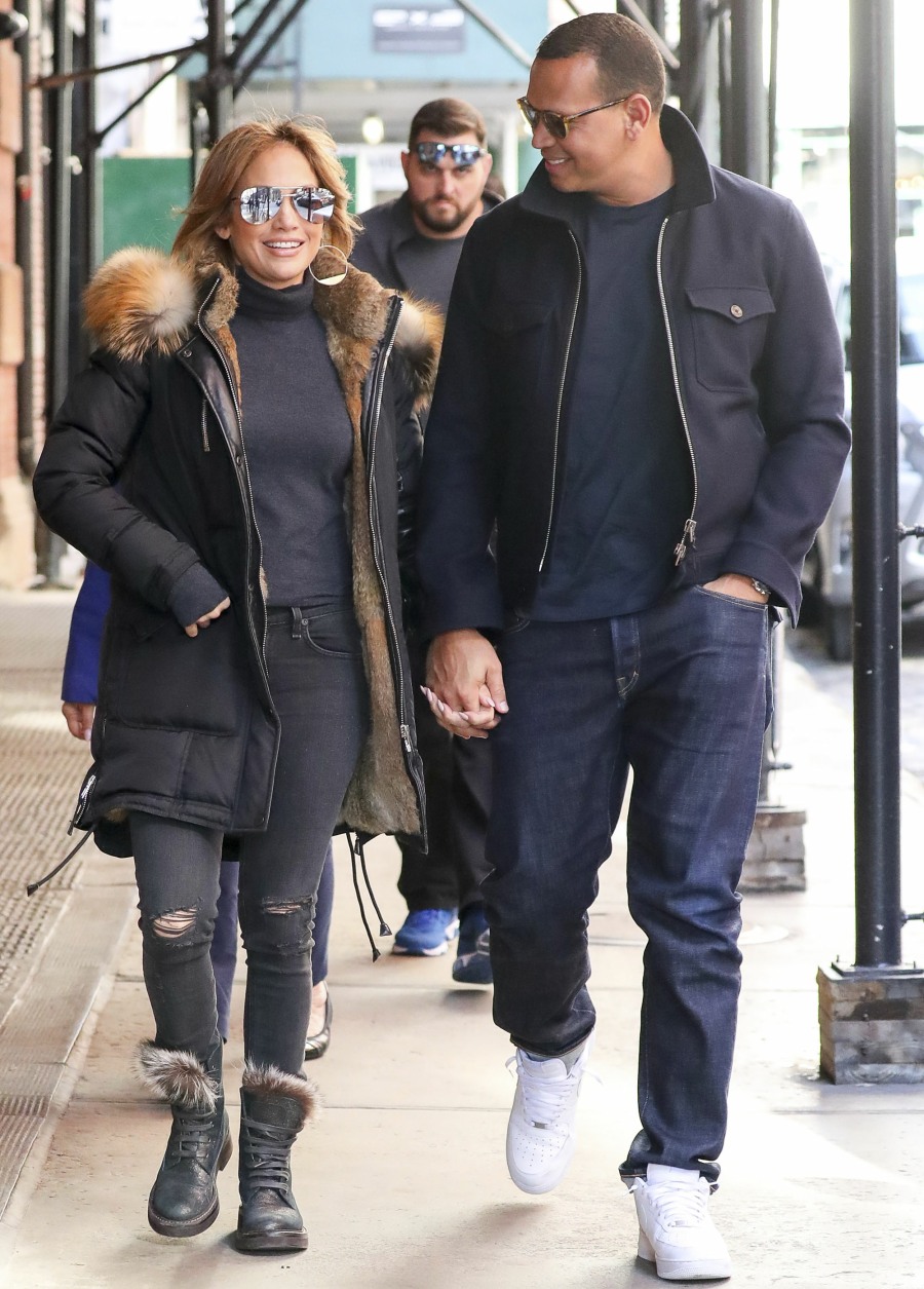Jennifer Lopez And Alex Rodriguez All Smiles While Out In Soho
