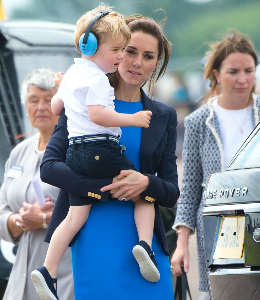 The Duke & Duchess Of Cambridge Visit The Royal International Air Tattoo