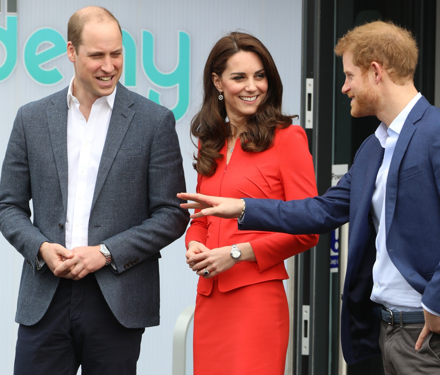 The Duke and Duchess of Cambridge and Prince Harry officially open The Global Academy in support of Heads Together