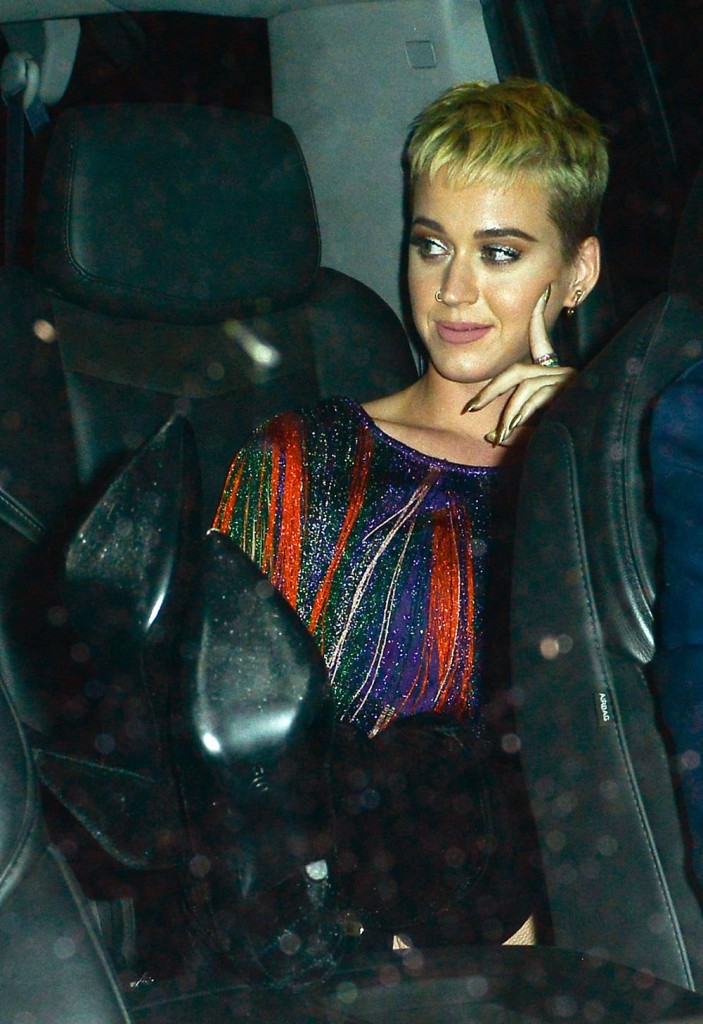 Katy Perry leaves The Peppermint night club