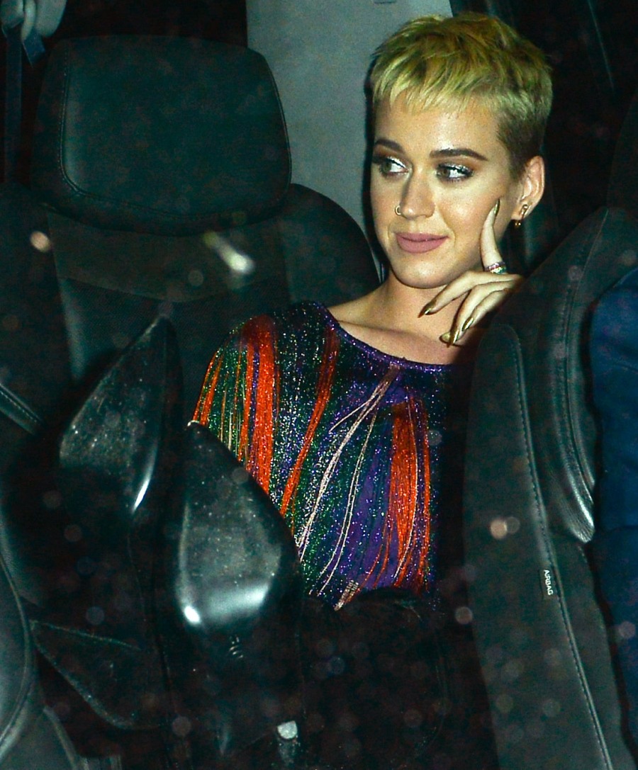 Katy Perry leaves The Peppermint night club