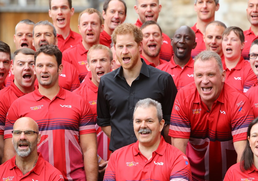 Prince Harry attends the announcement of the Invictus Games 2017 British team