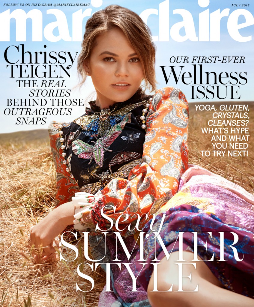 Marie Claire July - Chrissy Teigen - Photo Credit Michelangelo Di Battista (1)