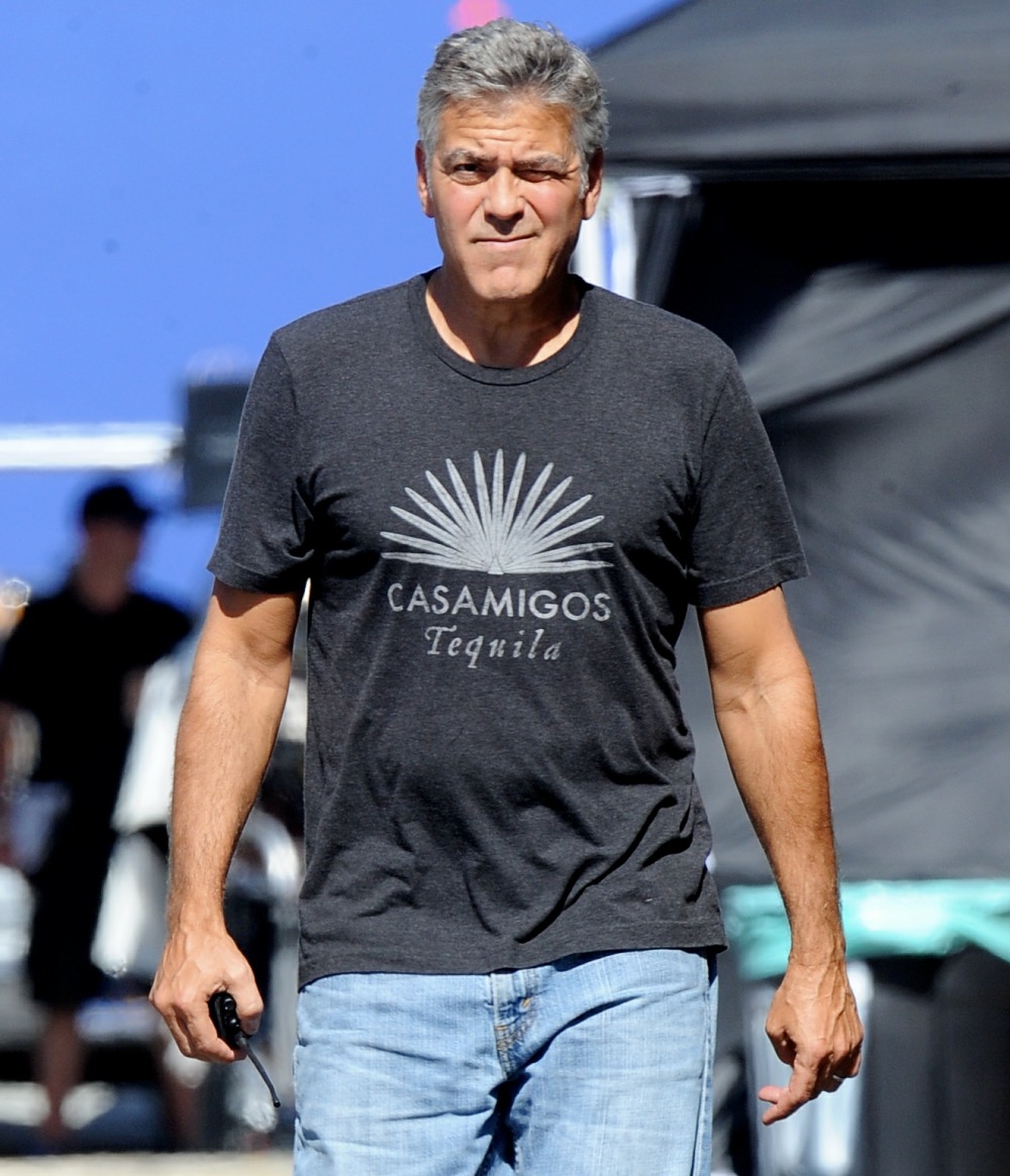 George Clooney filming 'Suburbicon'