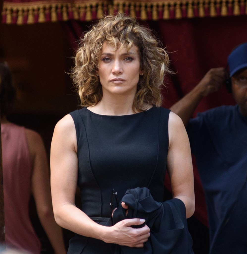 Jennifer Lopez on 'Shades of Blue' set