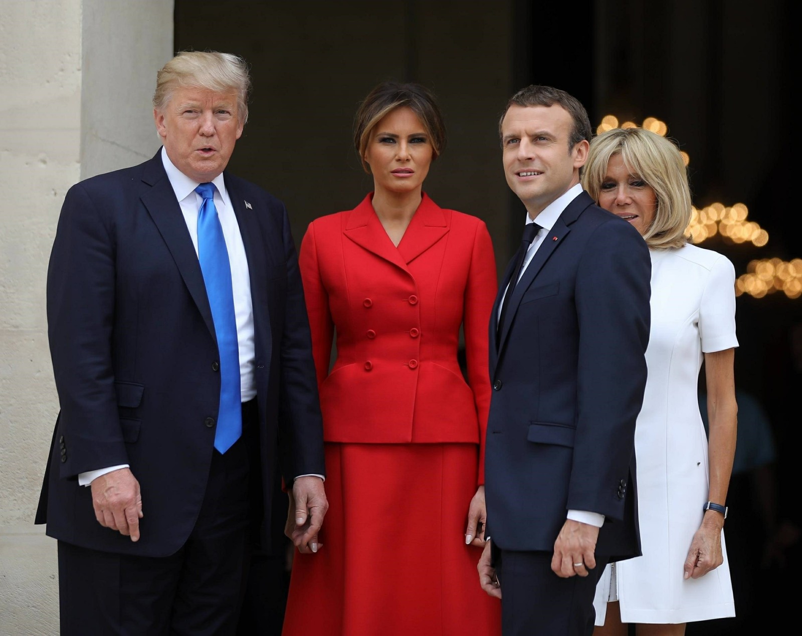 US President Donald Trump visits Paris for talks
