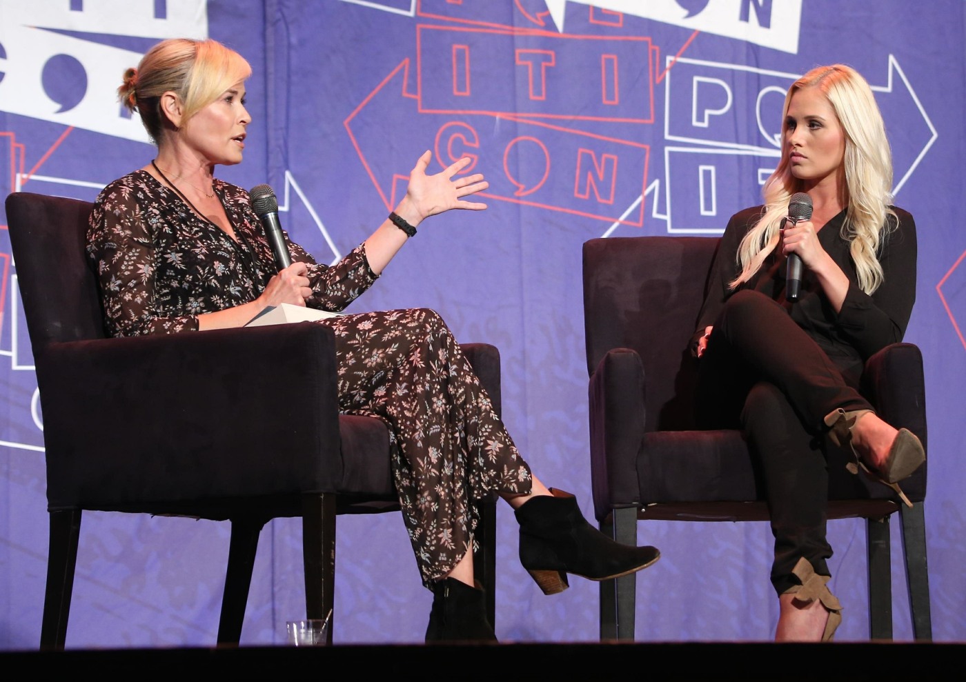 Chelsea Handler and Tomi Lahren speak at day 1 of the 2017 Politicon: The Unconventional Convention