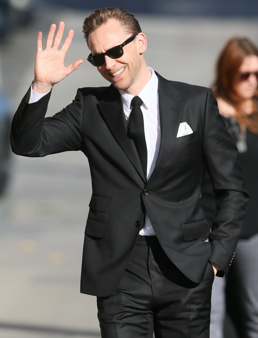 Tom Hiddleston seen arriving at the ABC studios