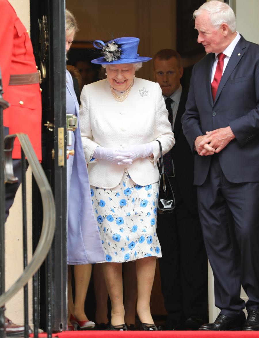 Her Majesty The Queen and Duke of Edinburgh, visit Canada House to celebrate Canada's 150th anniversary of Confederation