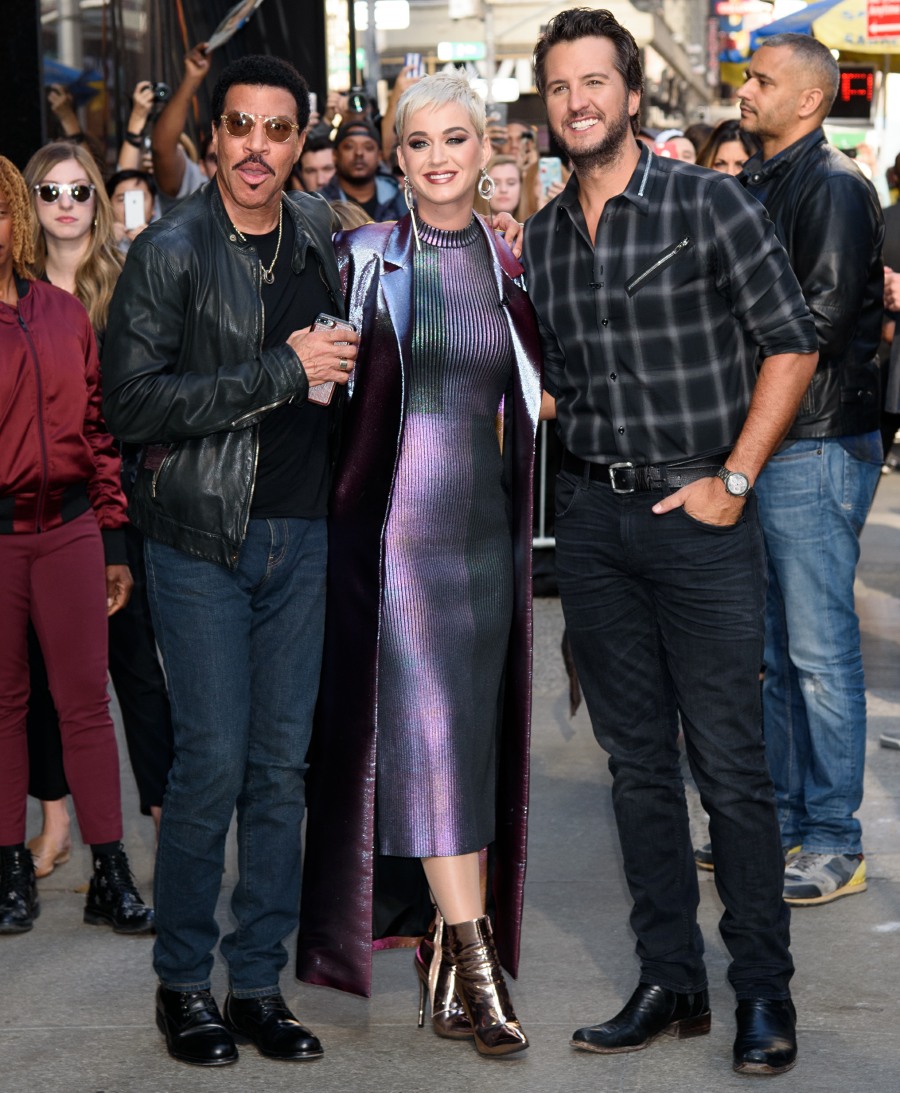 The new American Idol judges arrive for 'Good Morning America'
