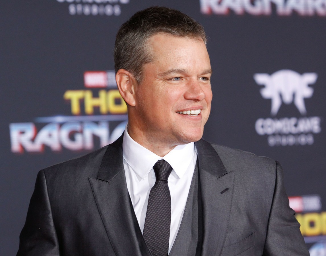 Matt Damon at the premiere of Marvel Studios' Thor: Ragnarok at El Capitan Theatre in Hollywood