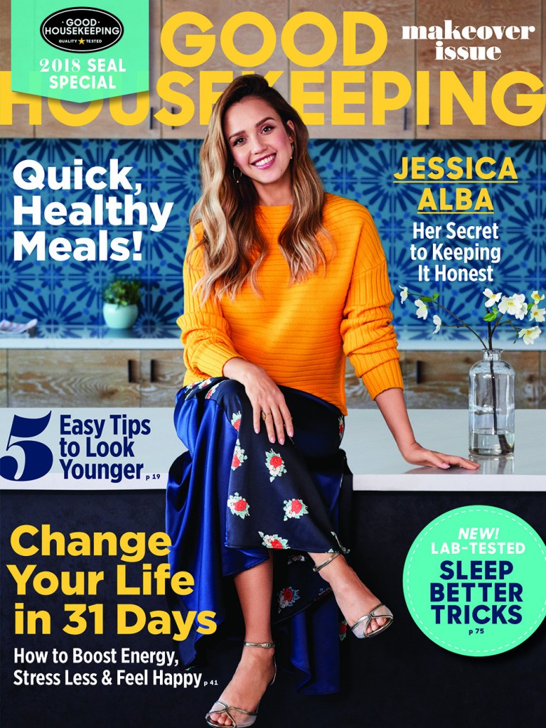 GH January 2018 Cover - Jessica Alba