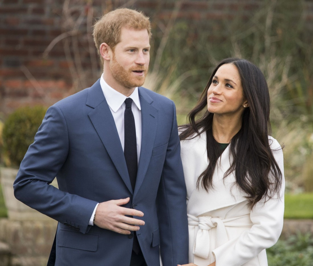 Prince Harry and Meghan Markle announce their engagement at the Kensington Palace