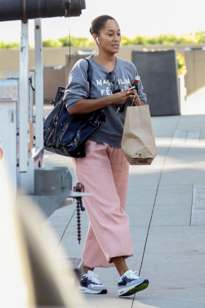Tracee Ellis Ross is on the go after some shopping at Fred Segal