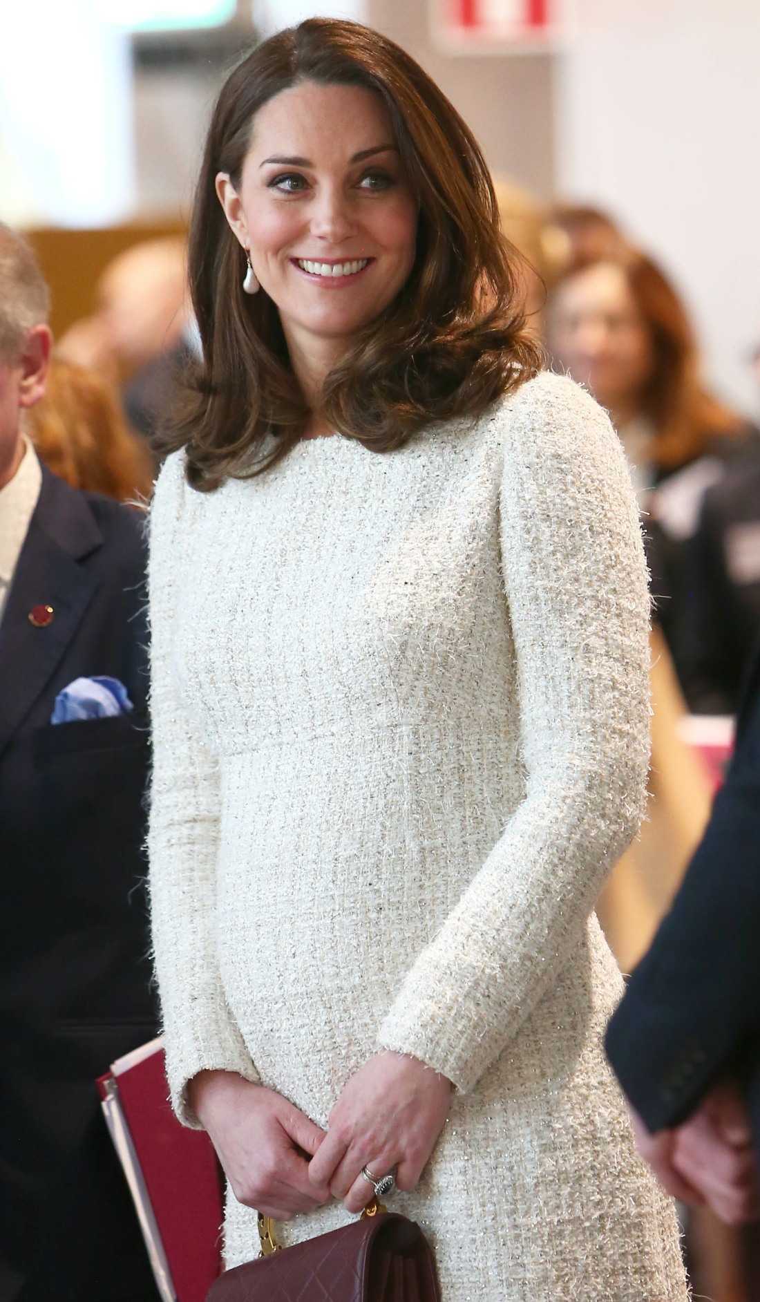 The Duke and Duchess of Cambridge, accompanied by Crown Princess Victoria and Prince Daniel, visit The Karolinska Institute