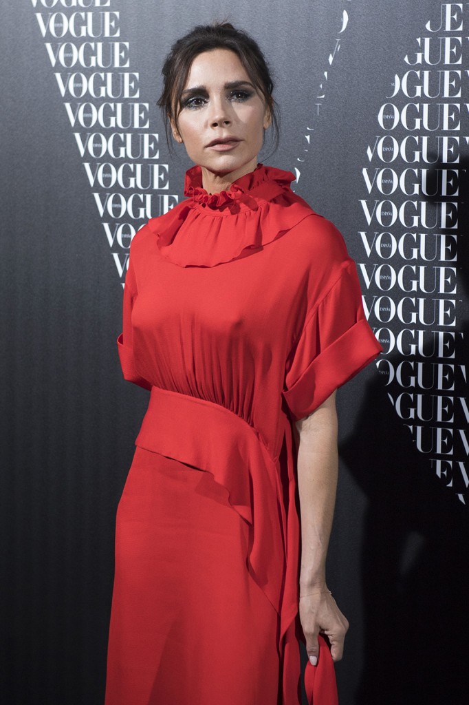 Victoria Beckham attending a Vogue Party in Madrid