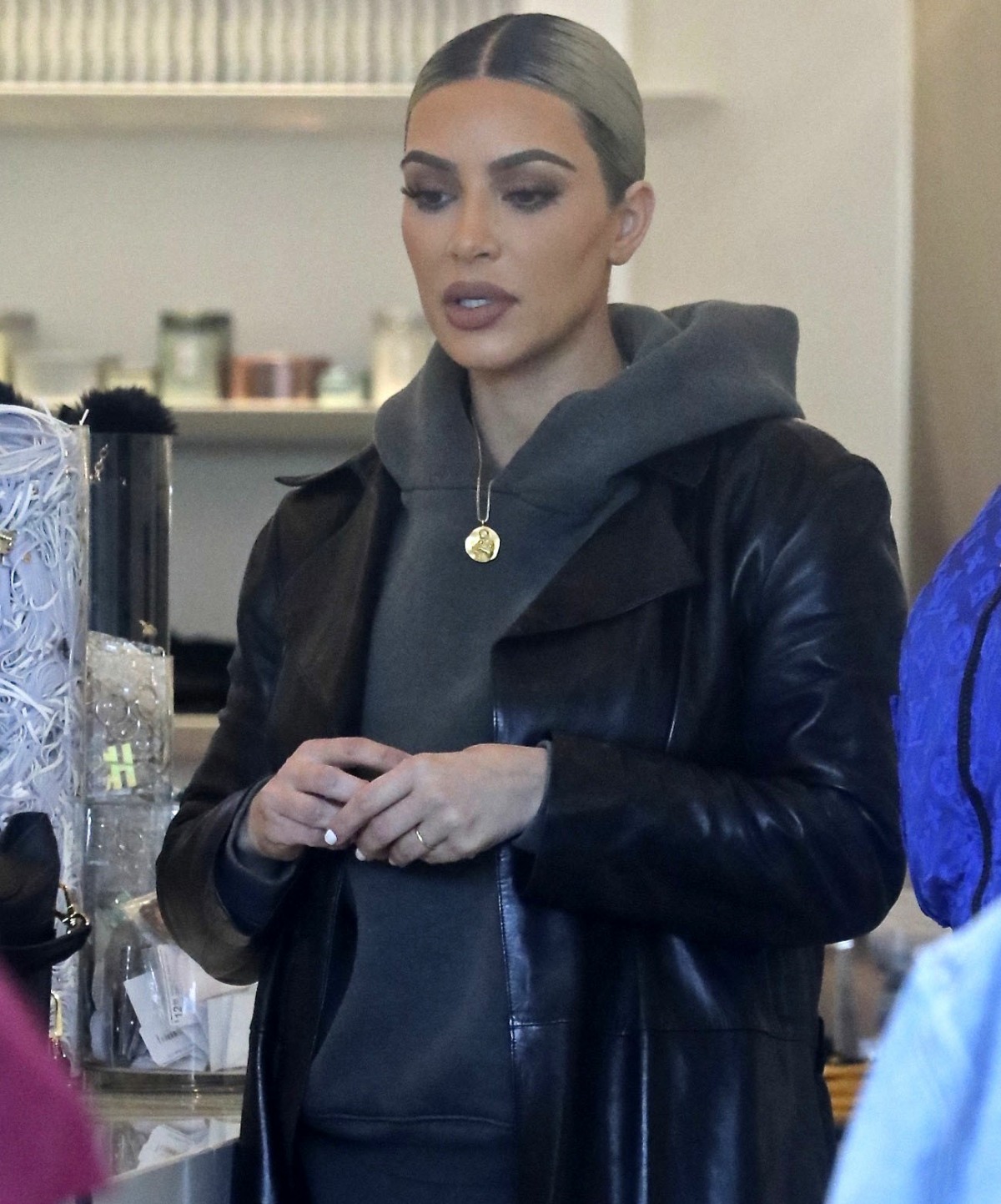 Kim Kardashian spotted at her Dash store in West Hollywood