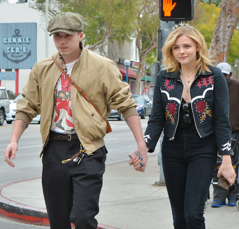 Chloë Grace Moretz enjoys her birthday while holding hands with Brooklyn Beckham