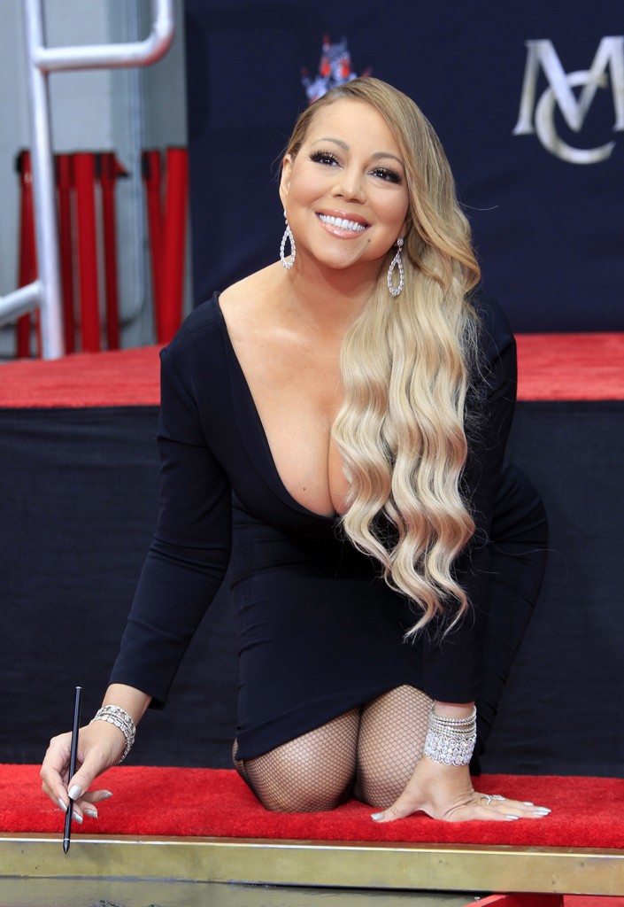 Mariah Carey Hand and Footprint Ceremony