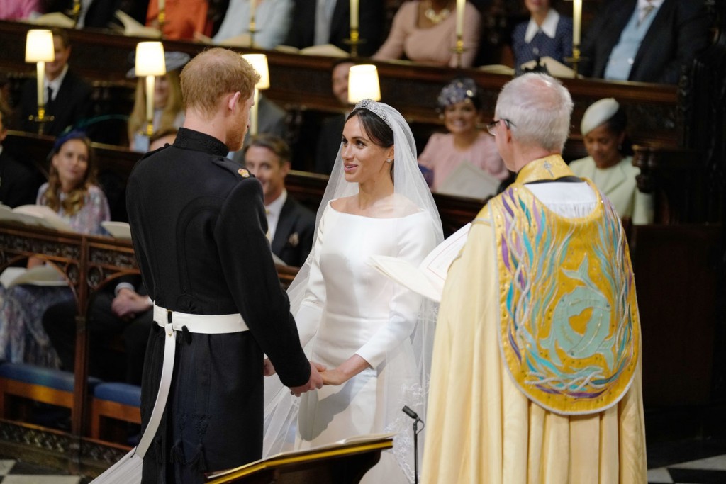 Prince Harry and Meghan Markle are married in St George's Chapel at Windsor Castle