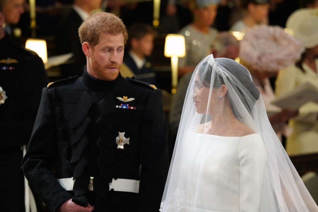 Prince Harry and Meghan Markle are married in St George's Chapel at Windsor Castle