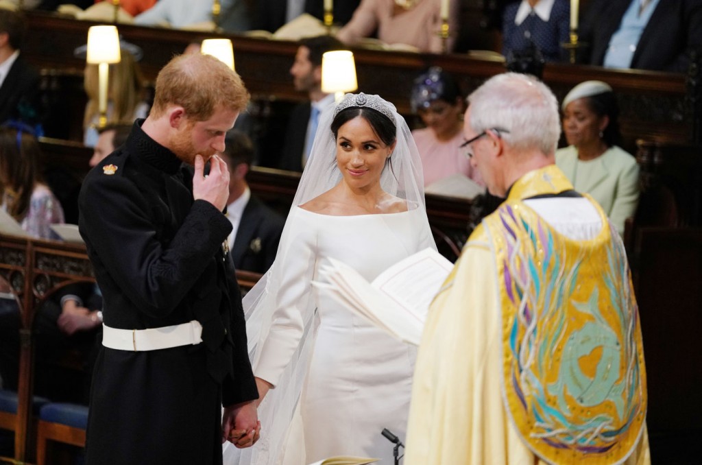Prince Harry and Meghan Markle are married in St George's Chapel at Windsor Castle