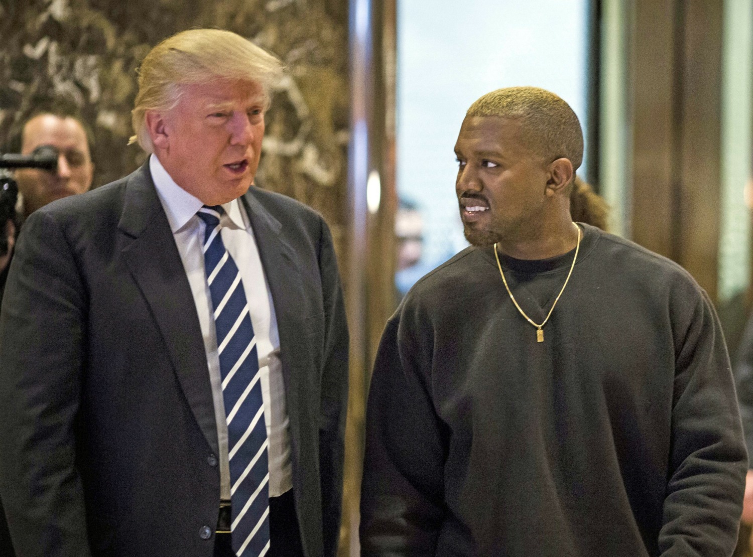Donald Trump and Kanye West Meet at Trump Towers