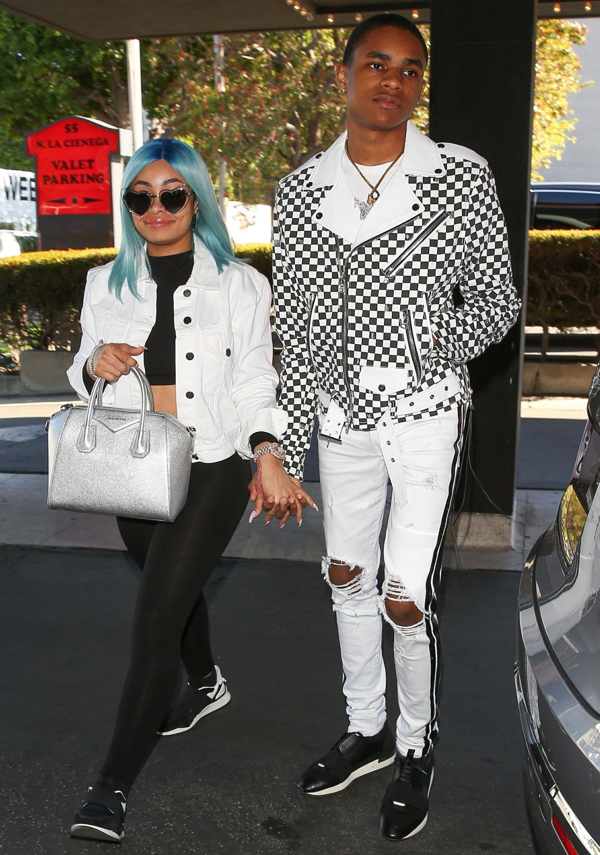 Blac Chyna and YBN Almighty Jay step out for lunch in Beverly Hills