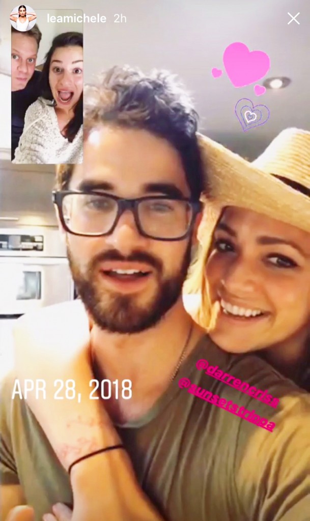 lea-michele-zandy-reich-darren-criss-mia-swier-instagram-zoom