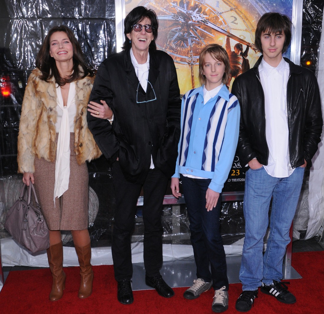 Paulina Porizkova, Ric Ocasek and their sons