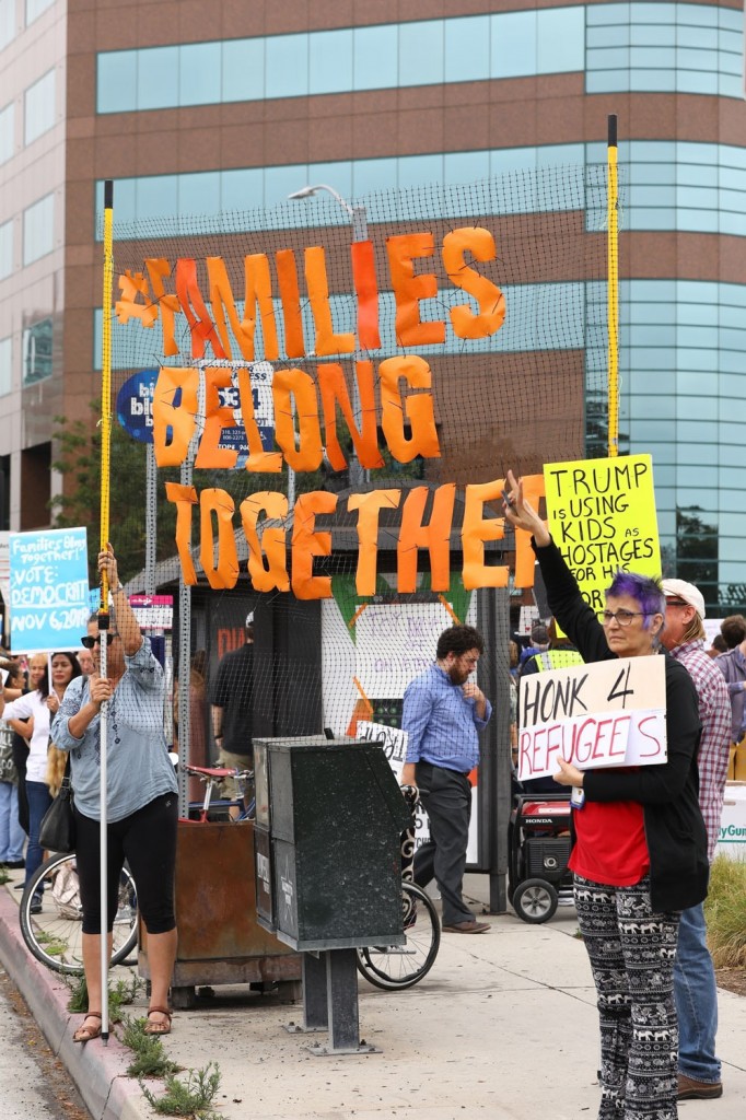 Kristen Bell makes powerful speech at the Keep Families Together Rally and Toy Drive