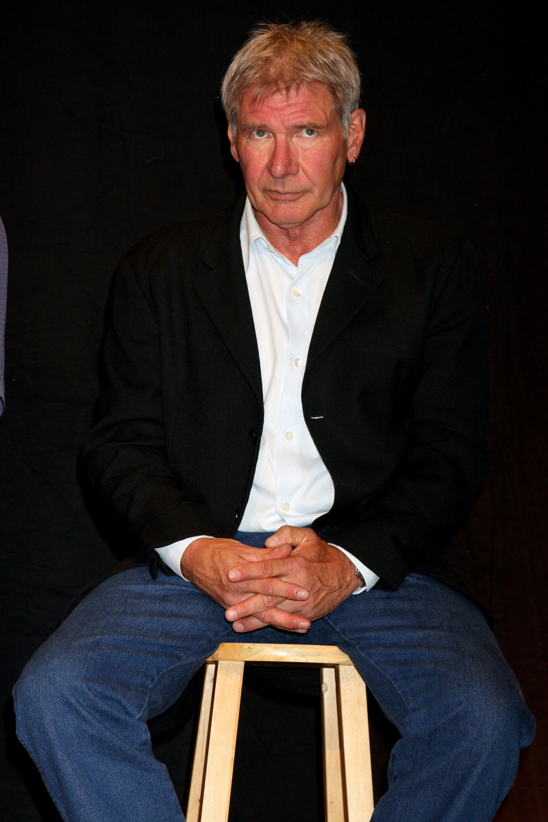 Harrison ford wears wrangler jeans at his wedding #3