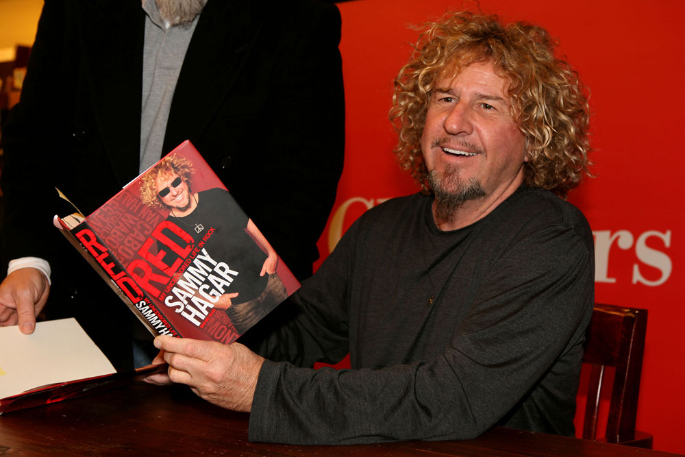 Sammy Hagar claims in all seriousness that he was abducted by aliens.
