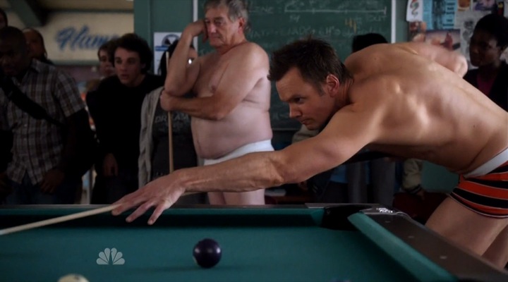 The Community hunks and Joel McHale drink coffee shirtless: hot, goofy or b...