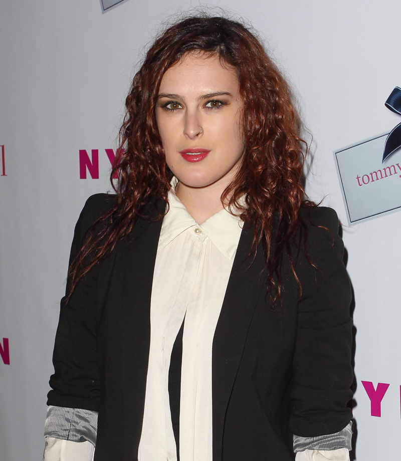 Rumer Willis at the Nylon Mag party: why can’t this girl find a flattering ...