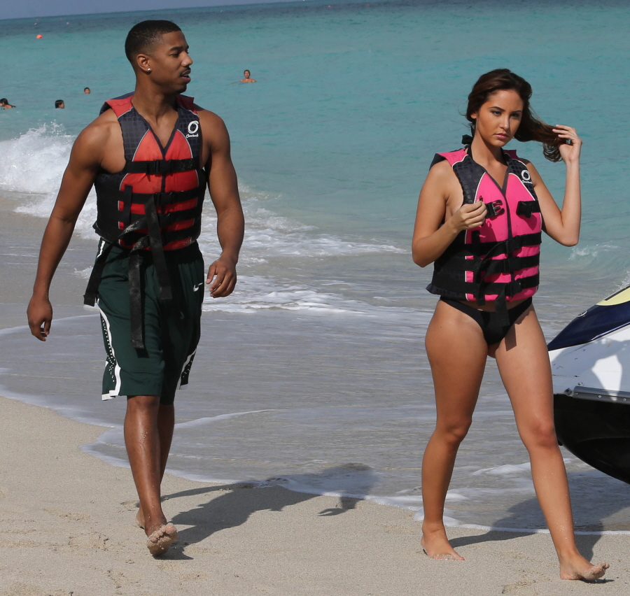 Michael B. Jordan goes shirtless, rocks board shorts in Miami: would you sh...