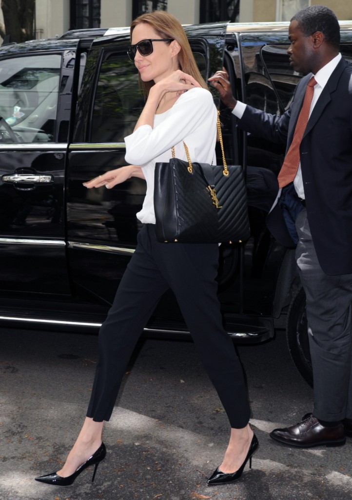 Angelina jolie nude michael kors flats