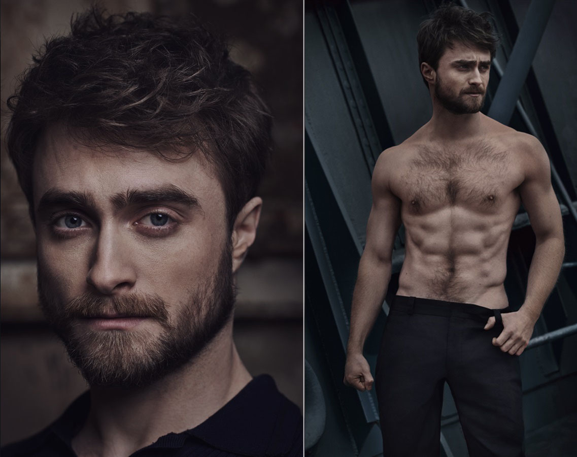 Daniel Radcliffe is shirtless, buff in VF Italy: 'I started putting on...
