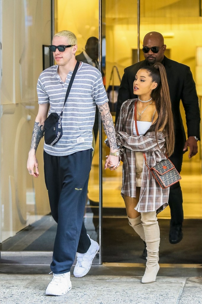 Ariana Grande and Pete Davidson go shopping at Barney's New York