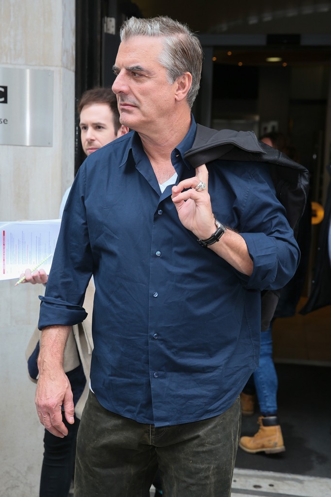 Chris Noth and Danny Pino promoting their new TV Show Gone at BBC Radio 2 Studios  - London