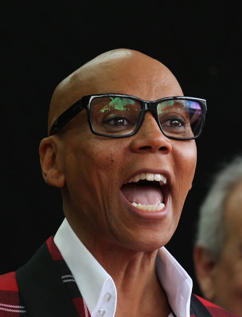 RuPaul receives a star on the Hollywood Walk of Fame