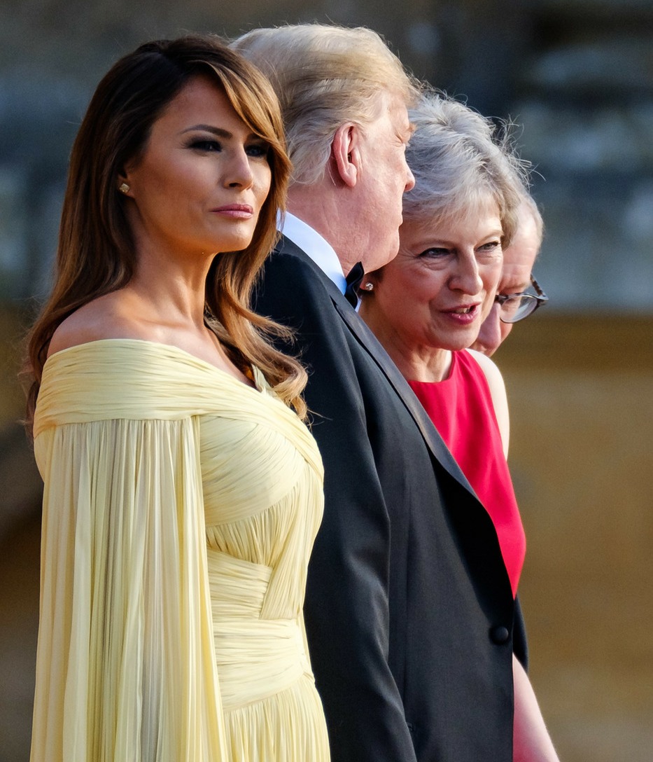 President of the United States Donald Trump visits the United Kingdom