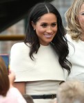 Queen Elizabeth II and Meghan, Duchess of Sussex attend the Mersey Gateway Bridge Opening