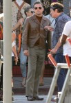 Leonardo DiCaprio and Brad Pitt on the set of 'Once Upon a Time In Hollywood'