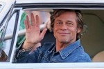 Brad Pitt and Leonardo DiCaprio back in their car on the set of 'Once Upon a Time in Hollywood'