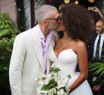 Vincent Cassel and Tina Kunakey tie the knot in the Basque Country