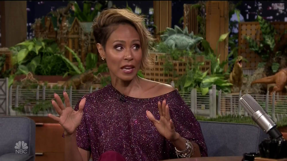 Jada Pinkett Smith during an appearance on NBC's 'The Tonight Show Starring Jimmy Fallon.'