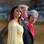 President of the United States Donald Trump visits the United Kingdom