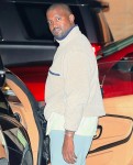 Kanye West cracks a smile at Nobu