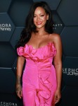 Rihanna attends Fenty Beauty's 1-year anniversary at Sephora